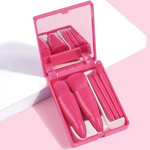 Makeup Brushes Set With Mirror Box Blush Lip Eyeshadow Brush Professional Cosmetic Brushes Kit SMA