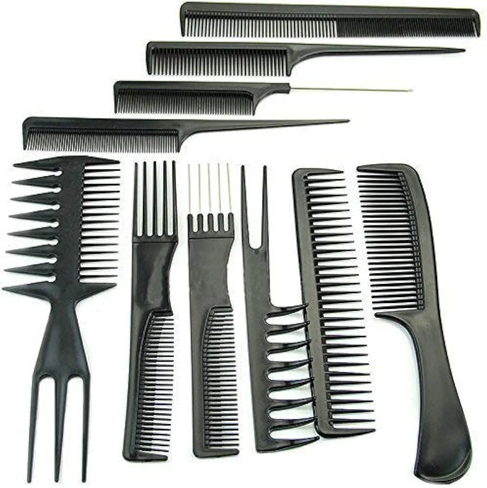 URBANMAC Set of 10 Pcs Multipurpose Salon Hair Styling