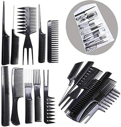 URBANMAC Set of 10 Pcs Multipurpose Salon Hair Styling