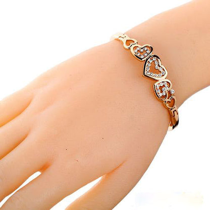 22k Gold plated Heart Shape Handcuff