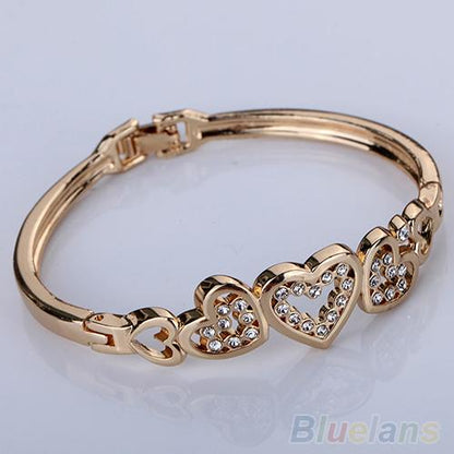 22k Gold plated Heart Shape Handcuff