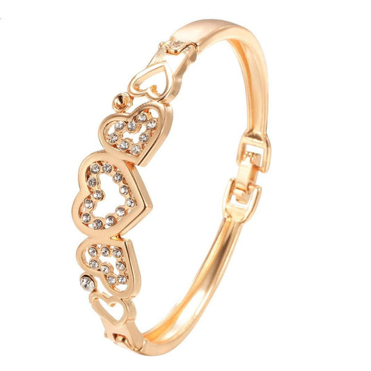 22k Gold plated Heart Shape Handcuff