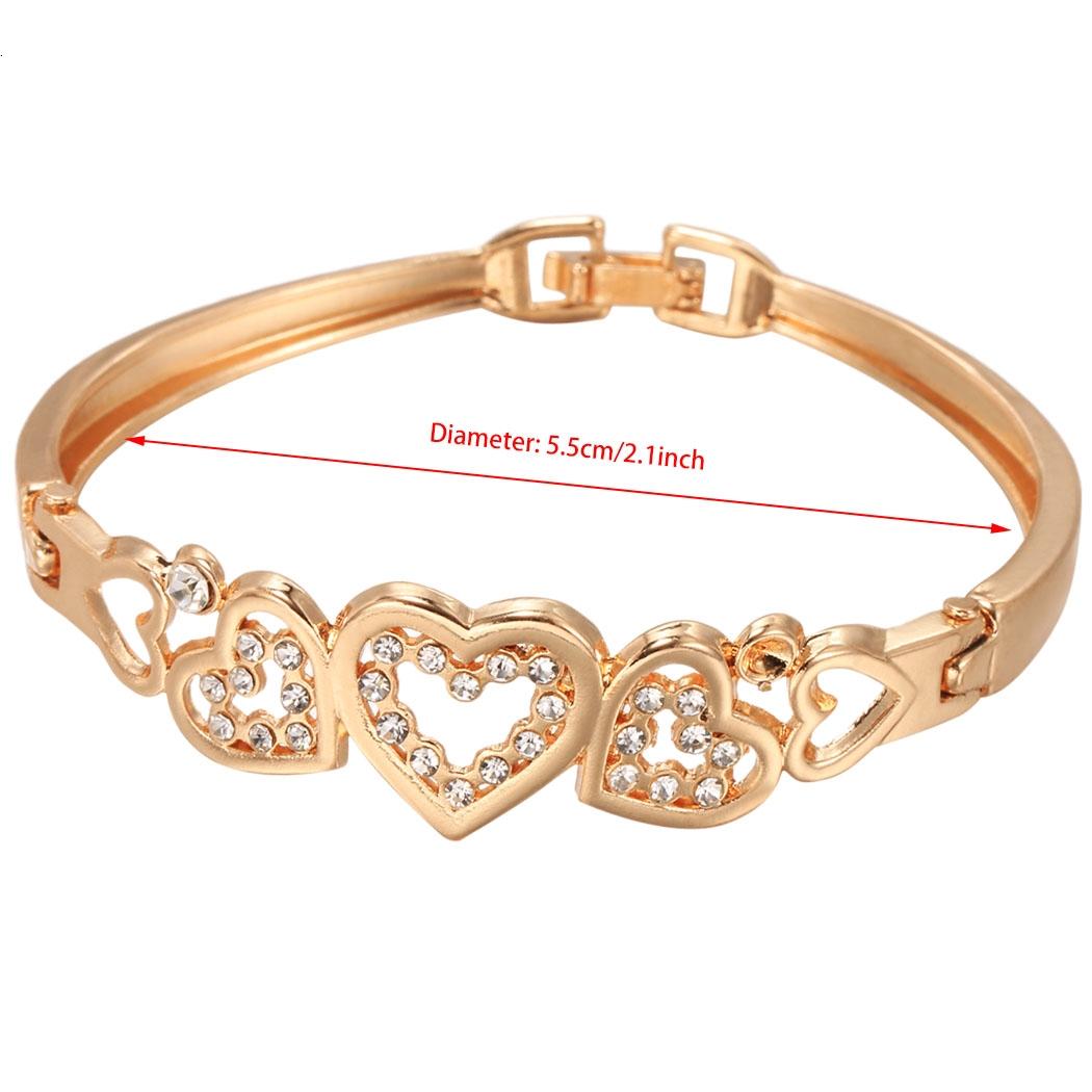 22k Gold plated Heart Shape Handcuff